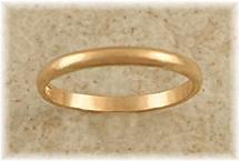 Toe Ring: Classic Gold Band