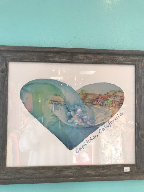 Capitola Heart Painting
